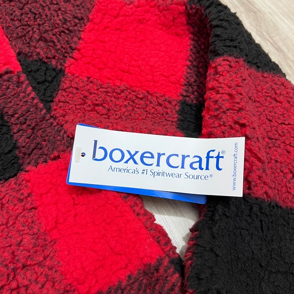 Boxercraft Unisex Sherpa Quarter-Zip Pullover 100% Super Soft Size S - Picture 6 of 13